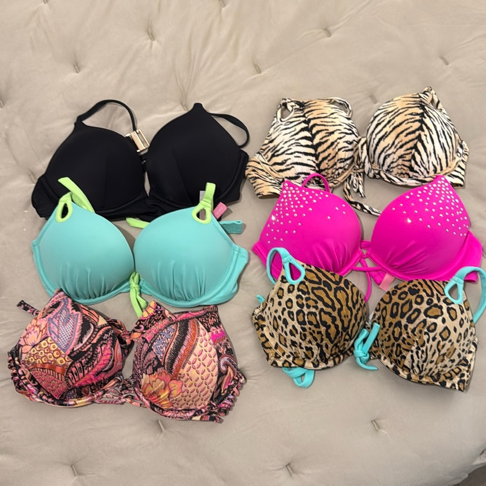 Bundle of Victoria’s Secret bikini tops bombshell